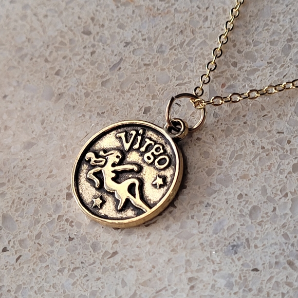 Virgo 18K Gold Plated Necklace main image 1
